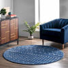 Picture of nuLOOM Moroccan Blythe Area Rug, 6' 7" x 9', Dark Blue