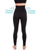 Picture of Homma Activewear Thick High Waist Tummy Compression Slimming Body Leggings Pant (X-Large, Black)