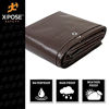 Picture of Xpose Safety 12' x 30' Super Heavy Duty 16 Mil Brown Poly Tarp Cover - Thick Waterproof, UV Resistant, Rot, Rip and Tear Proof Tarpaulin with Grommets and Reinforced Edges