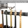 Picture of String Swing SW5RL-B-K Guitar Keeper Bundle with 5 Guitar Hangers & 1 Black Vein Strong Wall Mount