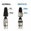 Picture of EBXYA XLR Microphone Cable 2 Feet Short Patch Cable 10 Color Packs- 3 Pins XLR Male to Female Balanced