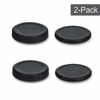 Picture of Rear Lens Cap & Body Cap Cover Fit for Nikon Z Mount for Nikon Z50 Z7 Z6 Replaces LF-N1 Rear Lens Cap & BF-N1 Body Cap -2 packs