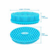 Picture of Heeta Body Brush for Wet and Dry Brushing, Silicone Bath Brush for Gentle Exfoliating on Softer, Glowing Skin, Gentle Massage with Bath and Body Brush to Improve Your Blood Circulation (Blue)