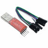 Picture of HiLetgo CP2102 USB 2.0 to TTL Module Serial Converter Adapter Module USB to TTL Downloader With Jumper Wires