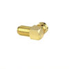 Picture of VCE 5-Pack 90 Degree Coaxial Connector, Right Angle F-Type RG6 Male to Female Adapter Gold Plated