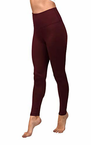 GetUSCart- 90 Degree By Reflex High Waist Fleece Lined Leggings - Yoga Pants  - Exotic Bloom - Large