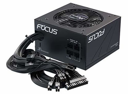 Picture of Seasonic Focus GM-850, 850W 80+ Gold, Semi-Modular, Fits All ATX Systems, Fan Control in Silent and Cooling Mode, 7 Year Warranty, Perfect Power Supply for Gaming and Various Application