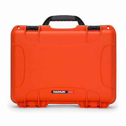 Picture of Nanuk 910 Waterproof Carry-on Hard Case with Foam Insert for DJI Mavic Mini Fly More - Orange