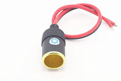 Picture of SMAKN 12V 30A Female Car Cigar Cigarette Lighter Socket Plug Connector Adapter