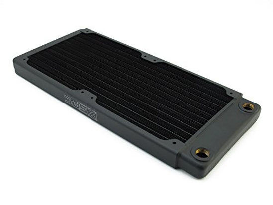 Picture of XSPC TX240 Ultra Thin Radiator, 120mm x 2, Dual Fan, Black