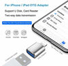 Picture of Lightning to USB3 Adapter, ROSYCLO Apple MFi Certified USB OTG Data Sync Converter Compatible iPhone 12/11/X/8/7/6/iPad, Camera, Card Reader, USB Flash Drive, MIDI Keyboard, Mouse iOS 9.2-14+ Silver