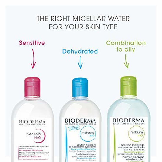 Picture of Bioderma - Hydrabio H2O - Micellar Water - Cleansing and Make-Up Removing - for Dehydrated Sensitive Skin