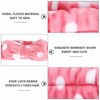 Picture of Spa Headband - 6 Pack Bow Hair Band Women Facial Makeup Head Band Soft Coral Fleece Head Wraps For Shower Washing Face