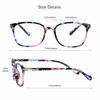 Picture of Blue Light Blocking Glasses for Women, Anti Eyestrain, Computer Reading, TV Glasses, Stylish Square Frame, Anti Glare (No Magnification)