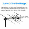 Picture of [Newest 2020] Five Star TV Antenna Indoor/Outdoor Yagi Satellite HD Antenna with up to 200 Mile Range - Attic or Roof Mount TV Antenna, Long Range Digital OTA Antenna for 4K 1080P with Mounting Pole