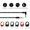 Picture of Replacement Audio Cable for Beats by Dr Dre Headphones with Mic Remotetalk Fashionable Cord Compatible with Studio/Executive/Mixr/Solo/Wireless/Pro (Black)