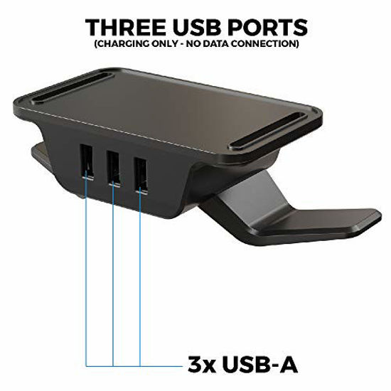 Headphone stand with online usb