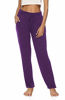 Picture of DIBAOLONG Womens Yoga Pants Wide Leg Comfy Drawstring Loose Straight Lounge Running Workout Legging Purple XL