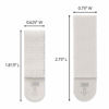 Picture of Command Picture Hanging Strips, White, Indoor Use, 10 Small Pairs, 8 Medium Pairs (PH203-18NA)