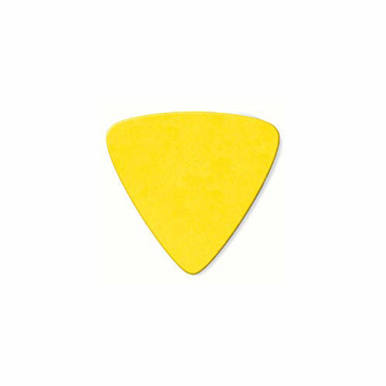 Picture of Dunlop 431P.73 Tortex Triangle, Yellow, .73mm, 6/Player's Pack