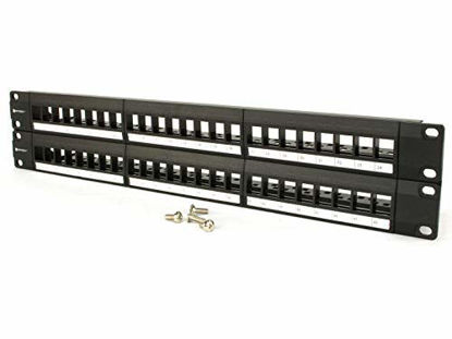 Picture of Networx 2U High-Density Blank Patch Panel - 48 Port