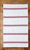 Picture of Sticky Toffee Cotton Terry Kitchen Dish Towel, 4 Pack, 28 in x 16 in, Red Stripe