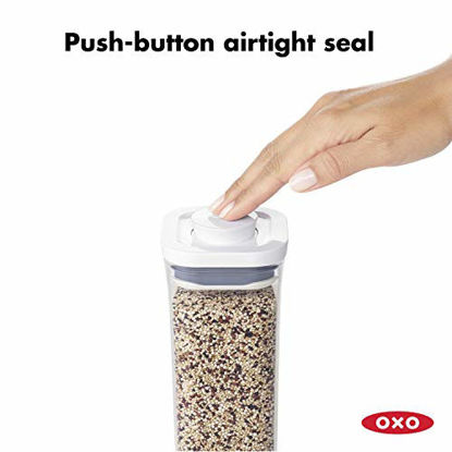OXO 7100200 Airtight Pet Food Storage POP Container,White,5.8 Quart