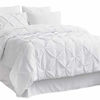 Picture of Bedsure White Comforter Queen White Comforter Set Bed in A Bag 8 Pieces - 1 Comforter (88x88 Inches) 2 Pillow Shams, 1 Flat Sheet, 1 Fitted Sheet, 1 Bed Skirt, 2 Pillowcases