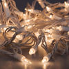 Picture of 612 Vermont 100 Clear Christmas Lights on White Wire, UL Approved for Indoor/Outdoor Use, 18 Foot of Lighted Length, 20 Foot of Total Length