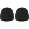 Picture of Foam Microphone Windscreen- Aedor Quality Sponge Mic Cover as a pop filter for Blue Yeti, Yeti Pro Condenser Microphones 2 Pack (Black)