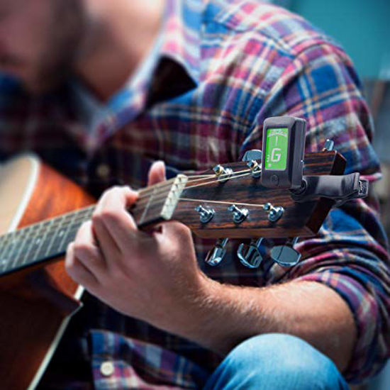 Picture of Capo,Guitar Capo Black with Guitar Tuner Clip-On Tuner for Acoustic Electric Ukulele Guitar and More