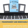 Picture of Piano and Keyboard Stickers and Complete Piano Music Lesson and Guide Book; Designed and Printed in USA