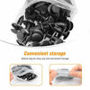 Picture of GOOACC Nylon Bumper Fastener Rivet Clips Car Door Clip Panel Audio Video Dashboard Dismantle Kits Installer Pry Tool (40PCS Fastener Rivet Clips)