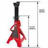 Picture of BIG RED T43202 Torin Steel Jack Stands: 3 Ton (6,000 lb) Capacity, Red, 1 Pair