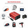 Picture of Buy What BW-150 150W Car Power Inverter DC 12V to 110V AC Outlet Converter 3.1A Dual USB Car Charger Adapter(Red)