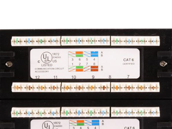 Picture of Monoprice 107305 Cat6 110 Type 48-Port (568A/B Compatible) Patch Panel