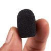 Picture of Mini Microphone Windscreens - 24-Pack Microphone Foam Cover for Lapel, Lavalier, and Headset Microphones, Black