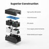 Picture of UGREEN RJ45 Coupler Ethernet Extender Connector 10 Pack Inline Coupler Cat7 Cat6 Cat5e Ethernet Cable Adapter Female to Female Black