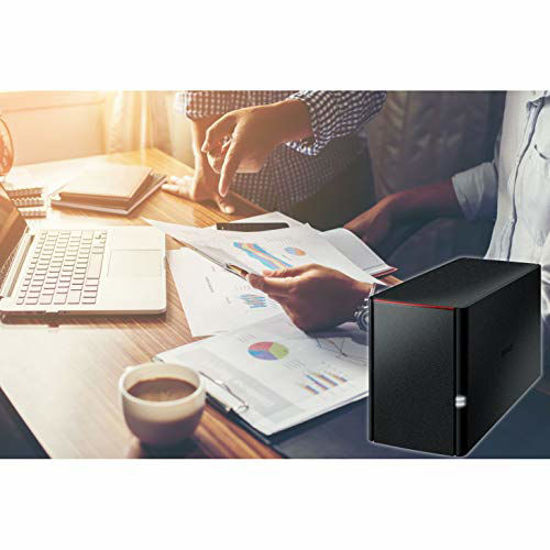 Picture of BUFFALO LinkStation SoHo 220 2-Bay Desktop 12TB Home Office Private Cloud Data Storage with Hard Drives Included