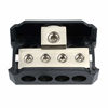 Picture of Power Distribution Block, Auto Car Audio Amplifier 1 in 4 Ways 0/2/4 Gauge in 4/8/10 Gauge Out Fuse Holder Circuit Protector Distribution Connecting Blocks