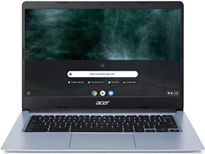 Picture of Acer Chromebook 314, Intel Celeron N4000, 14" Full HD Display, 4GB LPDDR4, 64GB eMMC, Gigabit WiFi, Google Chrome, CB314-1H-C884