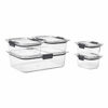 Picture of Rubbermaid Brilliance Leak-Proof Food Storage Containers with Airtight Lids, Set of 5 (10 Pieces Total) |BPA-Free & Stain Resistant