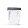 Picture of nutribullet 18 Ounce Short Cup with Standard Lip Ring, Clear/Gray (NBM-U0269)