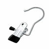 Picture of Coideal 8 PCS Laundry Hanging Hooks Clips Boot Hangers Holder Heavy Duty Stainless Steel Portable Travel Hanging Drying Clothes Pins for Closet Home Clothing Trouser Towel Sock (Black)