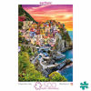 Picture of Buffalo Games - Earthpix - Cinque Terre Sunset - 500 Piece Jigsaw Puzzle Multicolor, 21.25"L X 15"W