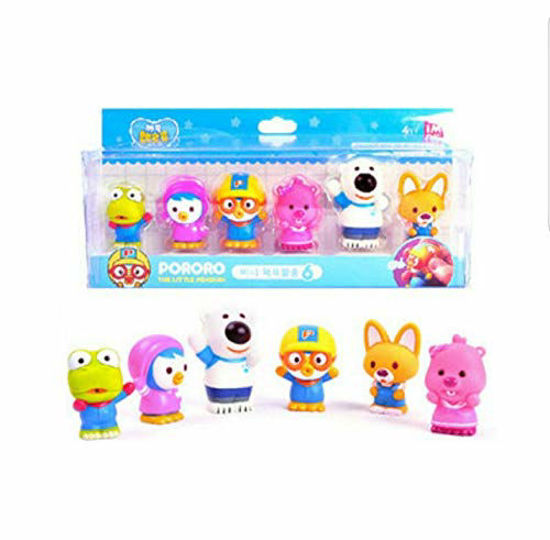 Picture of PORORO Character Bath Toy for Children - 6pcs