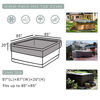 Picture of Himal Square Hot Tub Cover - Heavy Duty 600D Polyester Waterproof,UV Protection SPA Cover for Hot Tub,85 x 85 inch