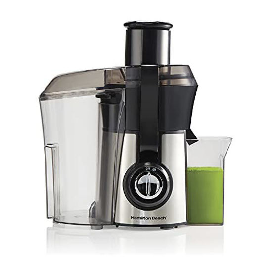 Picture of Hamilton Beach Juicer Machine, Big Mouth Large 3 Feedchute, Easy to Clean, Centrifugal, BPA Free, 800W Motor, Silver