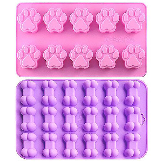 Picture of IHUIXINHE Food Grade Silicone Mold, Non-Stick Ice Cube Mold, Jelly, Biscuits, Chocolate, Candy, Cupcake Baking Mould, Muffin pan