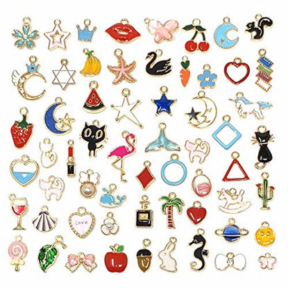 Hicarer 45 Pieces Star Charms for Jewellery Making Brass India